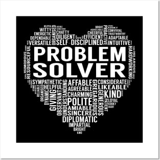 Problem Solver Heart Posters and Art